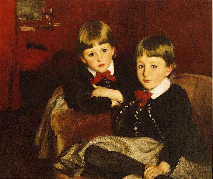 John Singer Sargent Portrait of Two Children oil painting picture